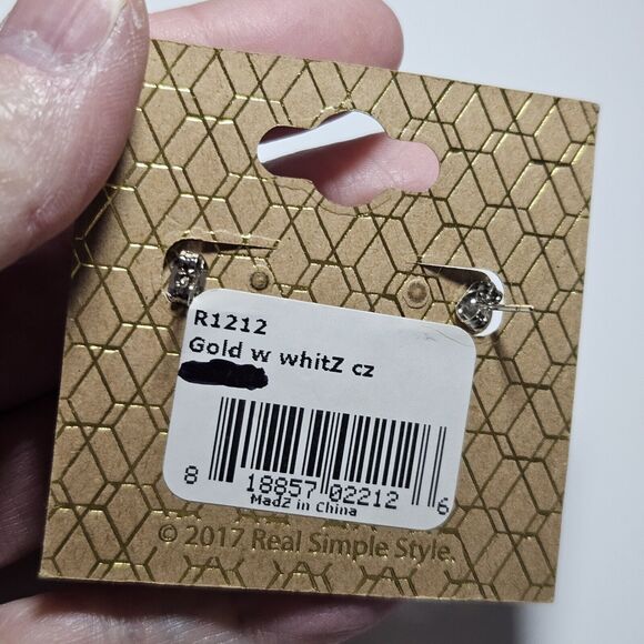 Real Simple Style Convertible Earrings With Rhinestones - Picture 6 of 10